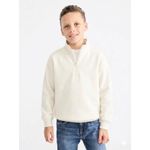 Primark Boys Plain Soft Cotton Blend Half Zip-UP Sweatshirt - image 2