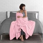 product_image_name-Generic-Flannel Blanket/comforter-pink -1