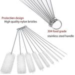 Generic 10PCS Straw Cleaner Brush,Cup Brush Water Bottle Brush Agitator brush