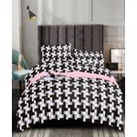 Bedding Sets Bright Plaid Duvet Set With 4 Pillows