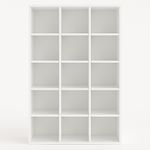 Lazava  Modern 15-Cube Bookshelf Storage Organiser Home and Office