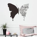 Wall Decal Butterfly Quote Vinyl Sticker 
