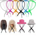 product_image_name-Generic-4 pieces Foldable Wig Display Mannequin -4