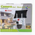 I-CAM SPM-T series 2-in-1 AI solar security camera 