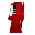 Tovaste 3718BW 37 Keys Children's Electronic Piano with Bench (Red) - image 3