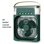 Rechargeable Fan With Humidifier Water Spray Fan(Air Cooler Fan)