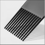 Generic Rubber Hair Comb for Men & Women - image 2