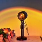 Fashion USB Powered Remote Control 20-Color Sunset Lamp/Projector Night Light