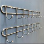 2 Pieces Of Space Saver Hooks for Clothes, Utensils, Coats, Frying Pan