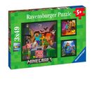 Ravensburger Minecraft Biomes 49 Piece Jigsaw Puzzle 3 Pack