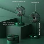 Generic Mini Foldable USB Rechargable Mini Hand Fan With Battery - image 4