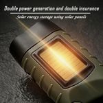 product_image_name-Generic-Solar Flashlight Hand Crank Emergency Portable LED Survival For Home Outdoor-2