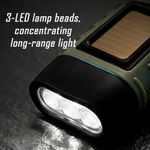 product_image_name-Generic-Solar Flashlight Hand Crank Emergency Portable LED Survival For Home Outdoor-3