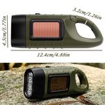 product_image_name-Generic-Solar Flashlight Hand Crank Emergency Portable LED Survival For Home Outdoor-7