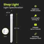 Generic LED Light Bar, Wireless Magnetic Under Cabinet Lighting, USB Rechargeable, for Closets, Kitchen, Hallway - image 2