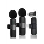 Generic DUAL Type-c Wireless Lapel Microphone For IPhone & Android + IOS Adapter - image 2