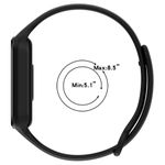 Generic For Redmi Band 2 Solid Color Silicone Integrated Watch Band - image 4