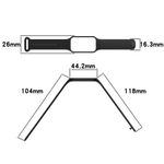 Generic For Redmi Band 2 Solid Color Silicone Integrated Watch Band - image 5