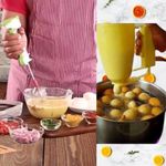 Gadget Portable Handheld Manual Hand Mixer And Puff Puff Dispenser