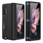 Samsung Galaxy Z Fold 7 5G Leather Stand Case With Screen Protector Hinge Protection With Capacitive Pen And S Pen Holder Case For Galaxy Z Fold7