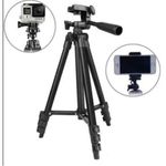 Generic Professional Tripod 3120 Camera Stand + Free Phone Clip Holder - image 2