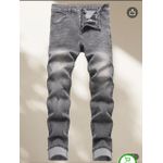 Classic Slim-Fit Denim Jeans For Men-Grey