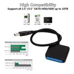 product_image_name-Generic-45CM Hard disk - Connect to USB 3.0 cable. USB 3.0 adapter for hard disk. III hard disk adapter converter. Suitable for 2.5" and 3.5" SSD hard disks. Comes with power adapter.-4