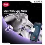 itel TWS BudsFit 5 Earbuds Open-Ear True Wireless Active Noise Cancellation Earbuds - image 6