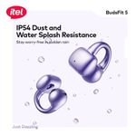 itel TWS BudsFit 5 Earbuds Open-Ear True Wireless Active Noise Cancellation Earbuds - image 8