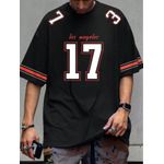 High Quality Black Customized Los Angeles T Shirt