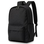Fashion Black Basic Backpack School Bag (bulk) - image 2