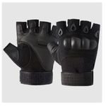 Generic Fingerless Gloves With Hard Knuckle Anti-Slip Adjustable Flash Sales