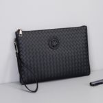 product_image_name-Generic-Exquisite High Quality Mens Leather Briefcase Handbag With Classic Design MacBook Case Laptop Bag Office Bag Business Bag + Premium Basket Leather Men's Clutch Purse + Ergonomic Aluminum Laptop Stand + Aluminum Phone Stand 4-in-1 Souvenir Gift Package -4