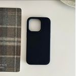 Generic iPhone 15 pro max Silicone Protective Case – Matte Black Elegance with Full Camera Coverage, Shockproof Corners & Scratch-Resistant Shield. ( Black ) - image 2
