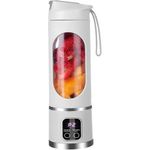 450ML USB Rechargeable Shaker Fruit Juicer Blender With 8 Blades.