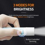 Taigexin Rechargeable mini led portable flash Torch light TGX 8106 blue - image 3