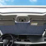 Generic 70CM Retractable Windshield Sunshade, Triple Suction Cup UV Heat Block Sun Shade - image 5