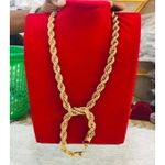 BOLD TWISTED CHAIN -BRACELET -GOLD