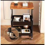 2layer rack with wooden table 