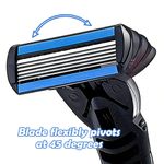 product_image_name-Generic-Blade Razor Shaver Men Manual Refill Reusable Face Cleansing-3