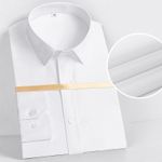 product_image_name-Banagat-Men's Corporate Quality Formal Office Plain Long Sleeve Shirt - White-1