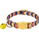product_image_name-Generic-Colorful gradient detachable cat collar, adjustable from 5.9 to 11.8 inches, equipped with a safety bell and reflective strips.-1