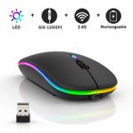 Generic Ultra-Light Silent Wireless Mouse, Bluetooth 5.2 with 3 Adjustable DPI