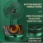 product_image_name-Generic-ORIGINAL Mini Foldable Telescopic Desktop Electric Fan 3 Speed Mute-1