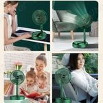 product_image_name-Generic-ORIGINAL Mini Foldable Telescopic Desktop Electric Fan 3 Speed Mute-2