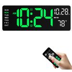 Generic F3016 Large-Screen Electronic Digital clock - Timer, count down, count up alarm displays  date, week, temp