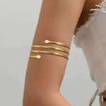 product_image_name-Fashion-Non tanish Ladies Unique Upper Arm Cuff Bangle Bracelet-1