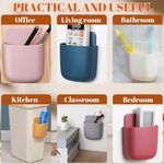 product_image_name-Flushrenic-6 Pcs Remote Control Holder Wall Mounted-4