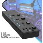 ELECTRIC EXTENTION SOCKET WITH USB PORT