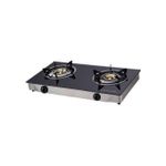 PLUSH TABLE TOP GLASS GAS COOKER WITH TWO HOBS